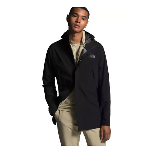 North face black parka mens online