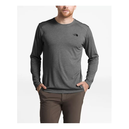 The North Face Hyperlayer FD Long-Sleeve Crew - Men's-[SKU]-Aztec Blue Heather-Small-Alpine Start Outfitters