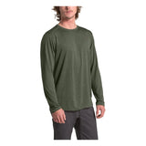 The North Face Hyperlayer FD Long-Sleeve Crew - Men's-[SKU]-Aztec Blue Heather-Small-Alpine Start Outfitters