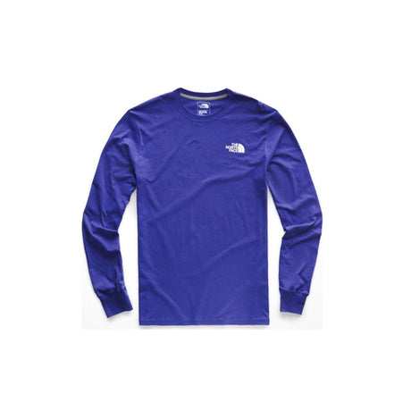 The North Face Long-Sleeve Red Box Tee - Men's-[SKU]-Aztec Blue/TNF White-Small-Alpine Start Outfitters